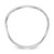 14K White Gold Polished Wave Fashion Thumb Ring