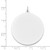 14K White Gold Round Disc Charm - XW-3E940217-3444