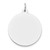 14K White Gold Round Disc Charm - XW-8140C0B8-4947