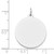14K White Gold Round Disc Charm - XW-C43F875A-6117