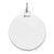 14K White Gold Round Disc Charm - XW-F20890D2-9612
