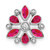 14k White Gold Ruby and Diamond Chain Slide - PM-BAF2EED9-8582