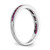 14k White Gold Ruby Complete Channel Band - RM-CCD2BE43-3450