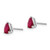 14k White Gold Ruby Earrings - XE-88CF5EDA-4385