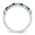 14k White Gold Sapphire and Diamond Band - RM-3A16B208-9548