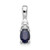 14k White Gold Sapphire and Diamond Pendant - XB-A66632C7-7641