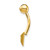 14k 14 Gauge Triangle CZ Belly Ring