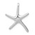 14k White Gold Starfish Chain Slide - D3-186316BB-5565