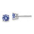 14k White Gold Tanzanite Earrings - XE-F55277E1-4370