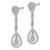 14k White Gold Teardrop Diamond Dangle Earrings - EM-2EAE7D88-8705