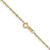 14K 14 inch 1.10mm Singapore with Spring Ring Clasp Chain