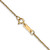 14K 14 inch 1.1mm Ropa with Spring Ring Clasp Chain