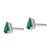 14k White Gold Tsavorite Earrings - XE-D78C2842-4336