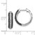 14k White Gold White and Black Diamond Hinged Hoop Earrings - EM-9E19ABEF-2725