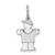 14k White Mini Boy Hugs Charm