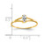 14k White Topaz Birthstone Ring - XB-8E0043B3-1923