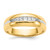 14k with Rhodium Diamond Mens Ring - RM-DC0309A1-2834