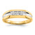 14k with Rhodium Diamond Mens Ring - RM-E8612804-4742