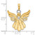 14k with White Rhodium D/C Angel Pendant - C4-0C4AC544-5152