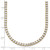 14k 15 carat Lab Grown Diamond VS+ F+ Complete Round 20 inch Straight Tennis Necklace