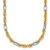 14k with White Rhodium Polished 4.2mm Fancy Rope Chain 18 inch Necklace