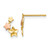 14k Yellow & Rose Gold Madi K D/C Children's Star Post Earrings