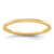 14K Yellow Gold 1.2mm Criss-Cross Pattern Stackable Band Size 5