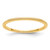 14K Yellow Gold 1.2mm Milgrain Stackable Band Size 10