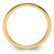 14K Yellow Gold 1.2mm Milgrain Stackable Band Size 6.5