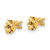 14k Yellow Gold 1/5 ctw Certified Lab Grown Diamond VS+ F+ Round 4 Prong Heavy Wt. Stud Earrings