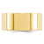 14k Yellow Gold 10mm Standard Weight Flat Comfort Fit Wedding Band Size 12