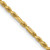 14K 16 inch  2.25mm Diamond-cut Milano Rope with Lobster Clasp Chain