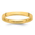14k Yellow Gold 2.5mm Standard Weight Flat Comfort Fit Wedding Band Size 6