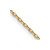 14K Yellow Gold 20 inch 3mm Semi-Solid Diamond-cut Open Link Cable with Lobster Clasp Chain