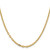14K Yellow Gold 26 inch 3mm Semi-Solid Diamond-cut Open Link Cable with Lobster Clasp Chain