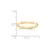 14k Yellow Gold 2mm Lightweight Flat Wedding Band Size 14