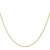 14K 16 inch .7mm Round Parisian Wheat with Lobster Clasp Chain