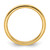 14k Yellow Gold 2mm Standard Weight Comfort Fit Wedding Band Size 5.5