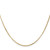 14K 16 inch .9mm Curb  with Spring Ring Clasp Pendant Chain