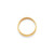 14k Yellow Gold 3mm Milgrain Half Round Wedding Band Size 10
