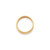 14k Yellow Gold 3mm Milgrain Half Round Wedding Band Size 13