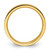 14k Yellow Gold 3mm Standard Weight Flat Comfort Fit Wedding Band Size 5.5