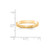 14k Yellow Gold 3mm Standard Weight Flat Comfort Fit Wedding Band Size 7.5