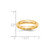 14k Yellow Gold 4mm Standard Weight Comfort Fit Wedding Band Size 6