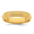 14k Yellow Gold 5mm Double Milgrain Comfort Fit Wedding Band Size 6