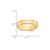 14k Yellow Gold 5mm Flat with Step Edge Wedding Band Size 9.5