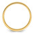 14k Yellow Gold 5mm Lightweight Flat Wedding Band Size 12.5