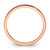 10K Rose Gold 1.2mm Milgrain Stackable Band Size 10
