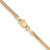 14K 16 inch 1.5mm Franco with Lobster Clasp Chain