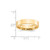 14k Yellow Gold 5mm Standard Weight Flat Comfort Fit Wedding Band Size 10